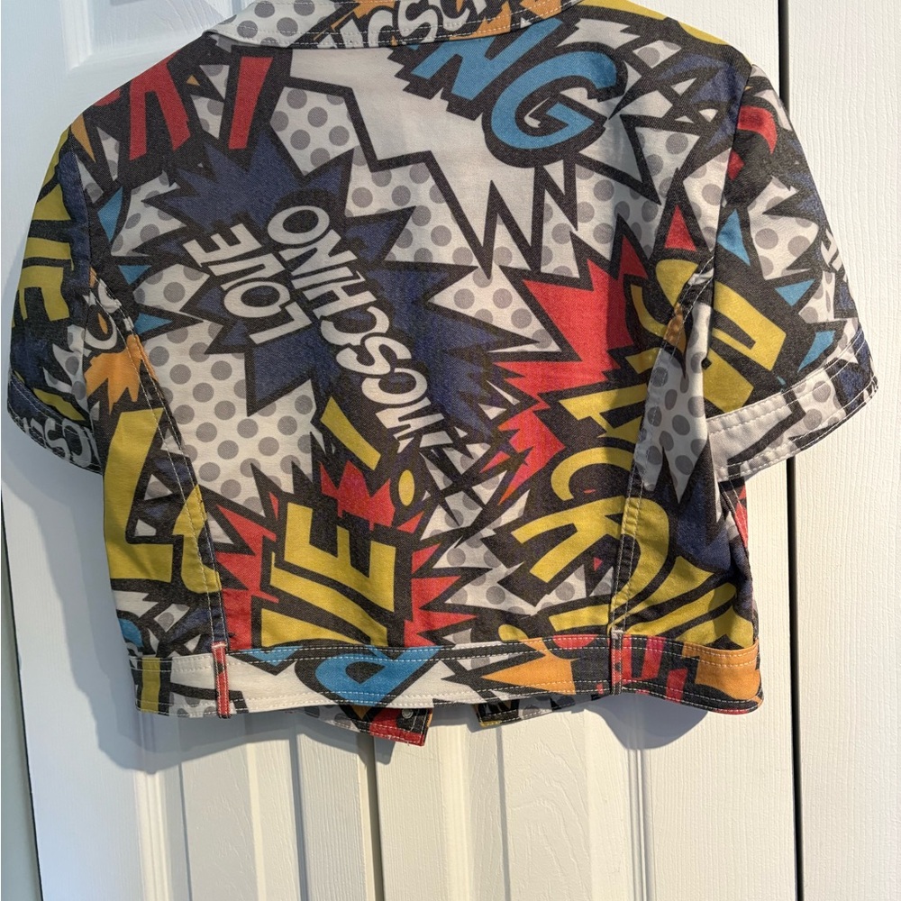 Love Moschino Multicolor Pop-Art Button Front Jacket - Picture 2 of 3